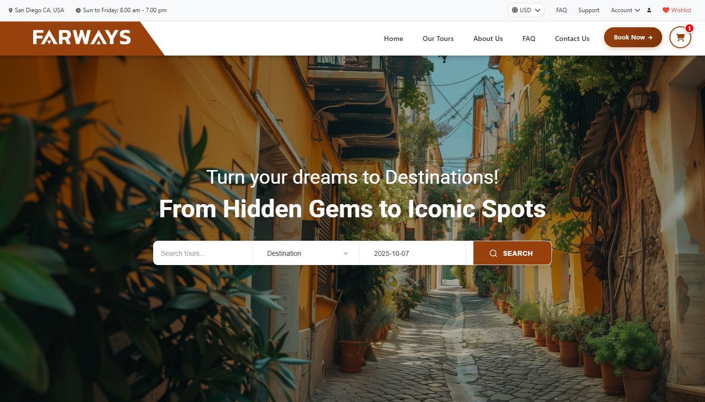 City & Cultural Tours Demo